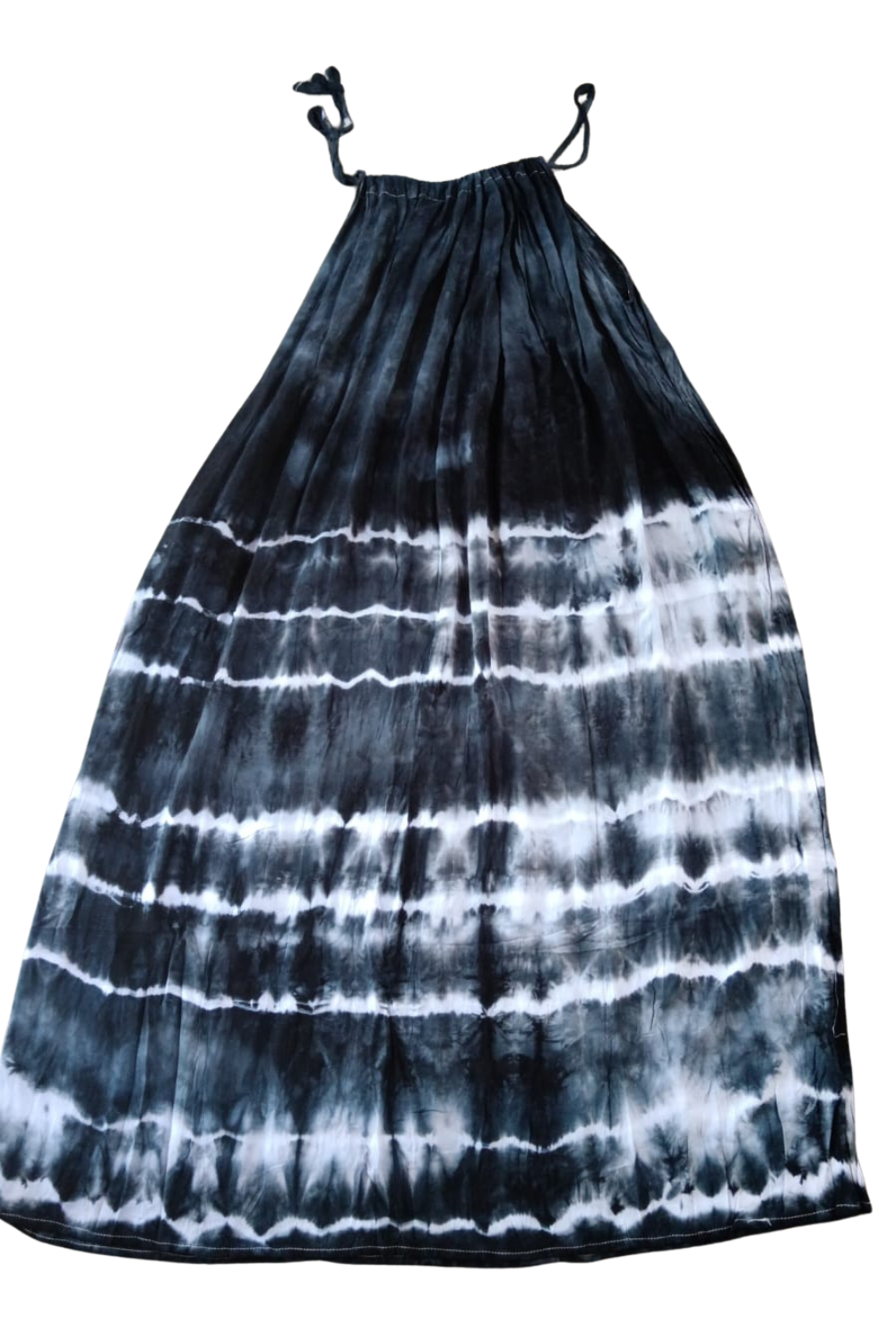 Black Tie Dyed Maxi Summer Dress