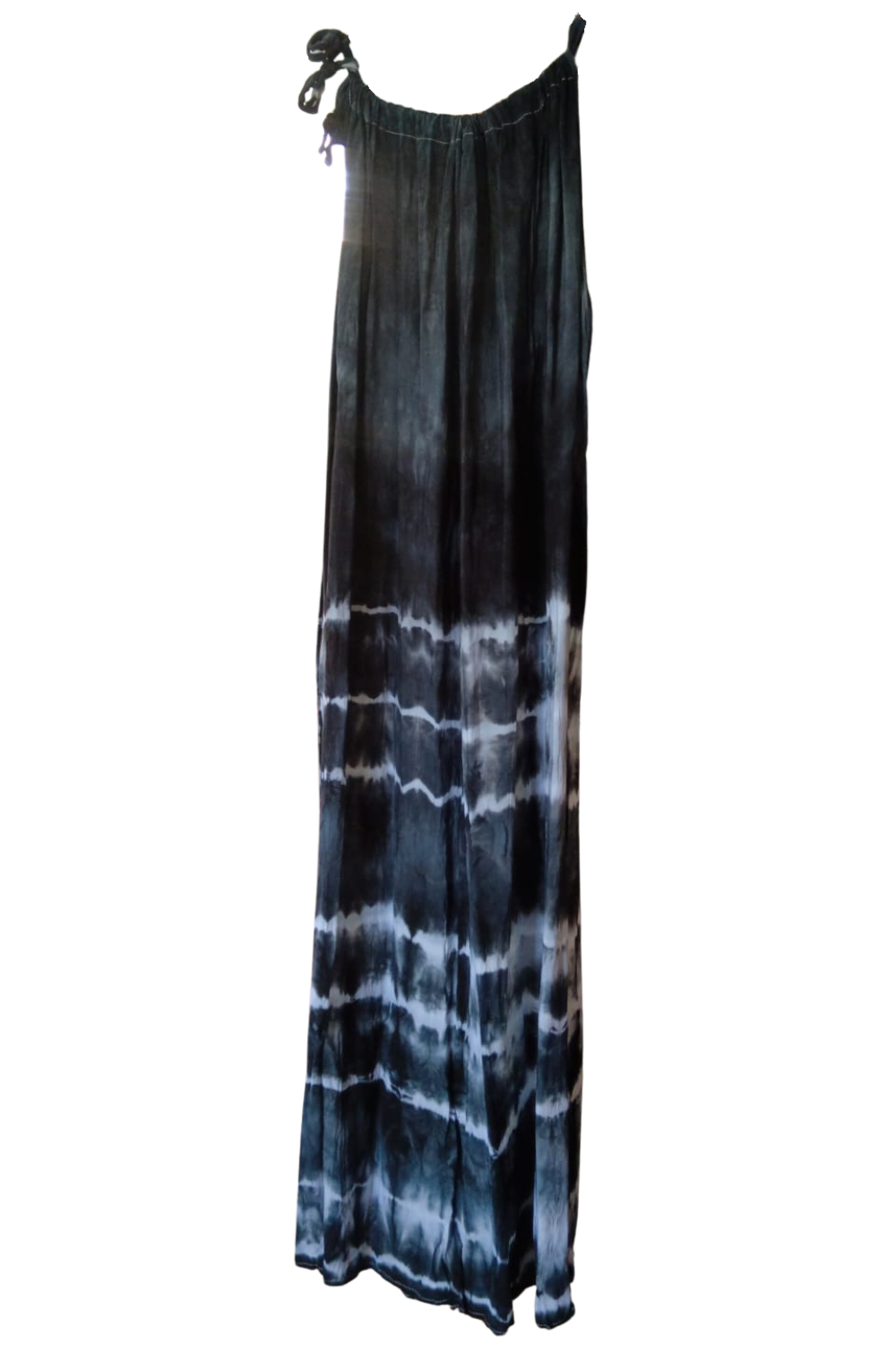 Black Tie Dyed Maxi Summer Dress