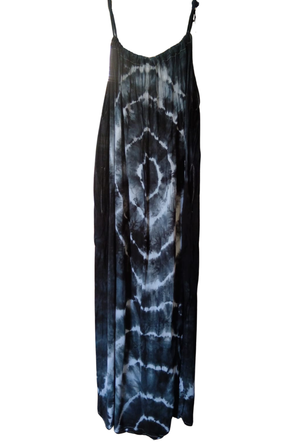 Black Tie Dyed Maxi Summer Dress