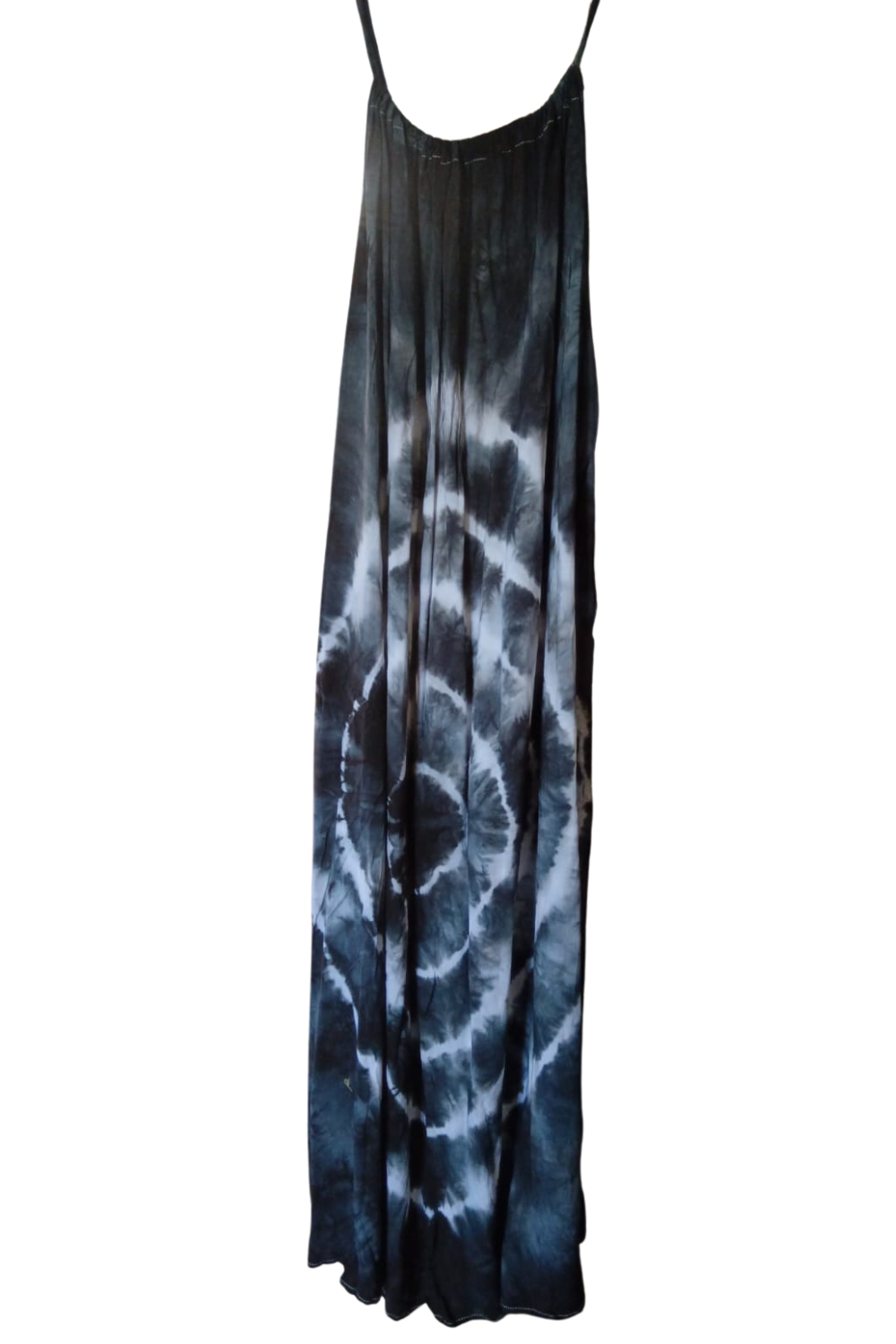 Black Tie Dyed Maxi Summer Dress