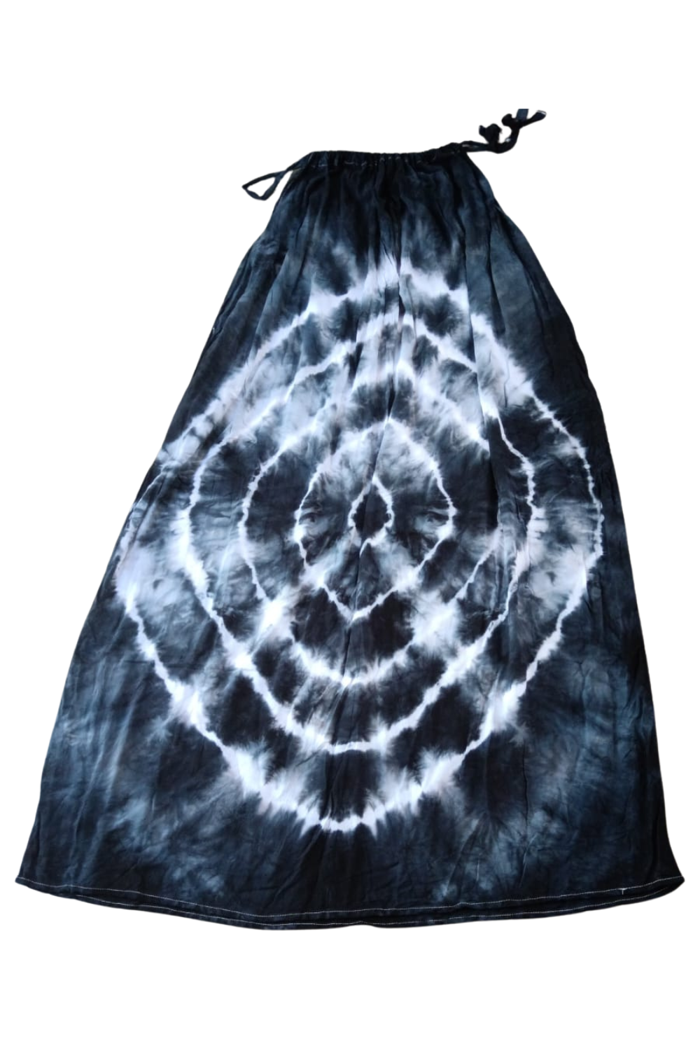 Black Tie Dyed Maxi Summer Dress