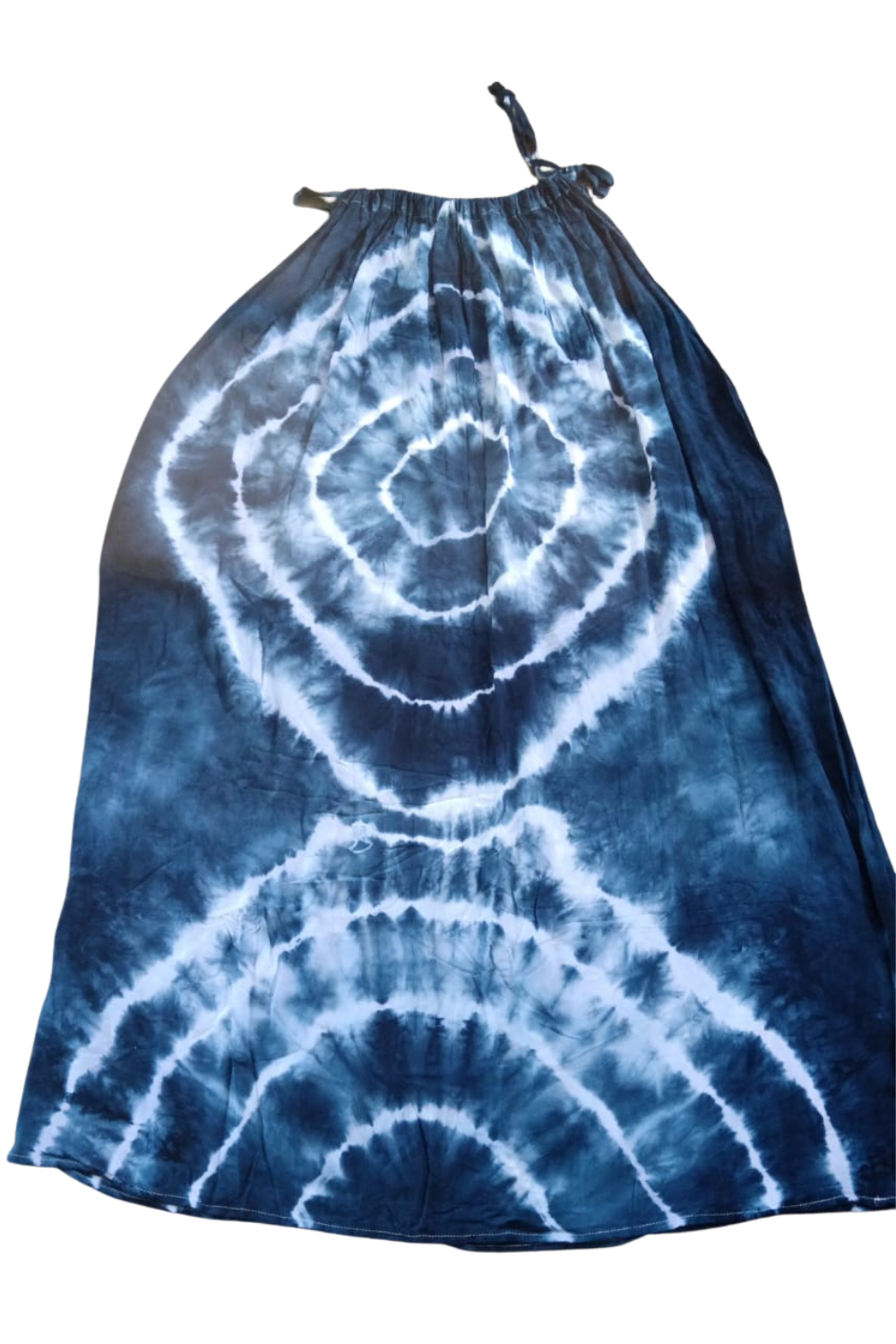 Navy Tie Dyed Maxi Summer Dress