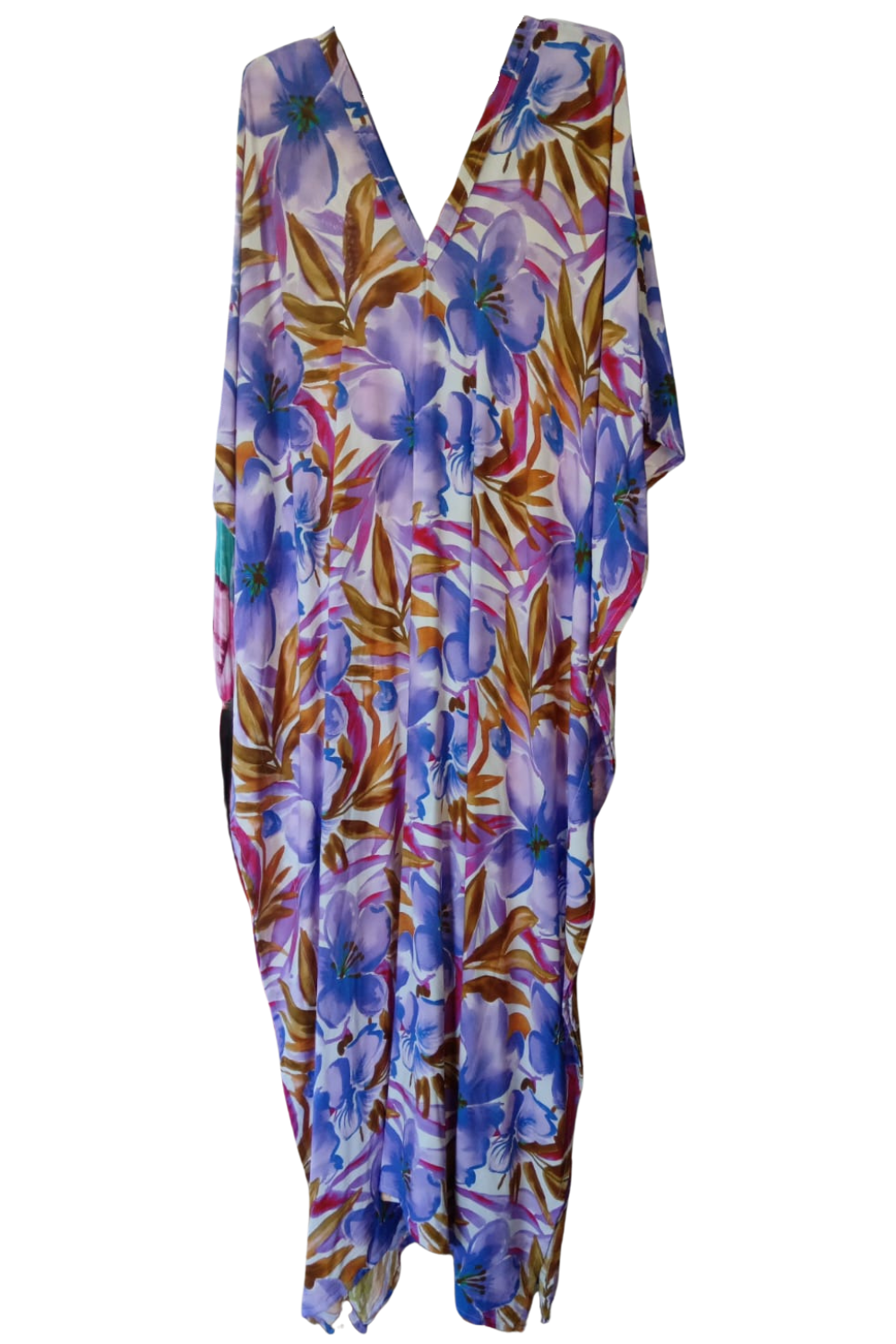 Purple Printed Kaftan