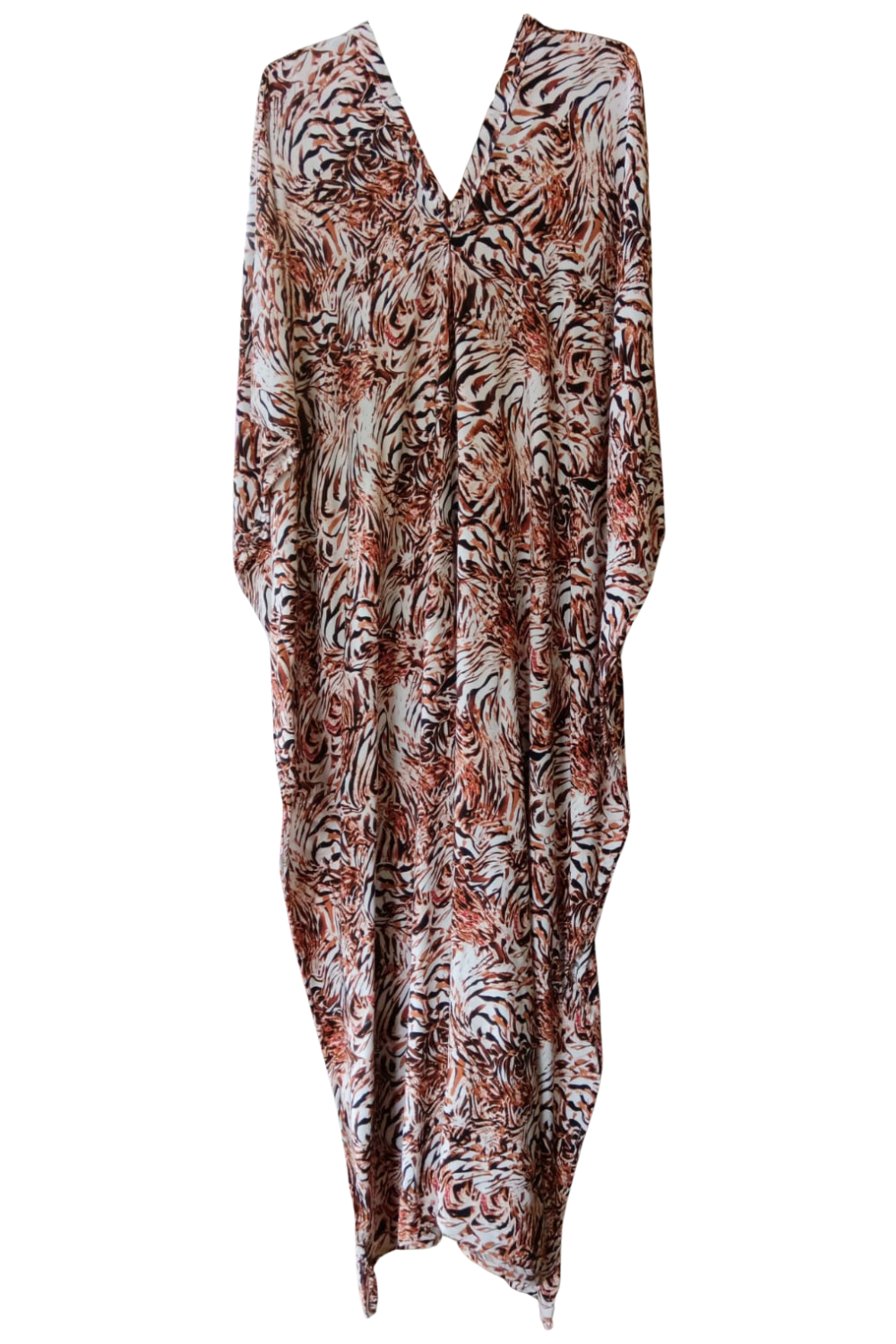 Shades of Brown Printed Kaftan