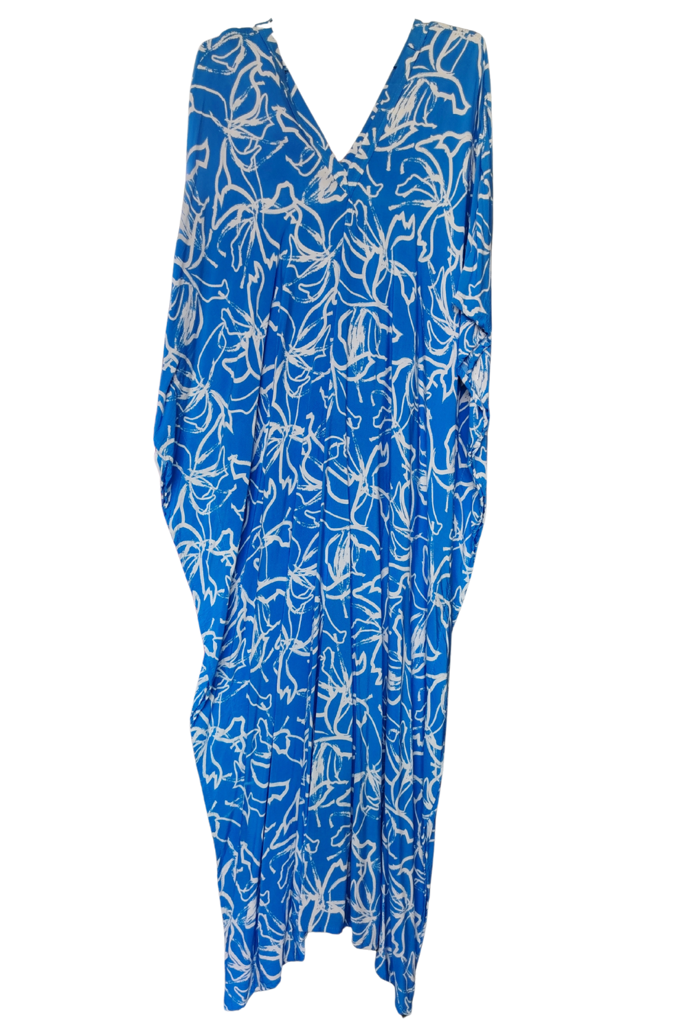 Azure Blue Printed Kaftan