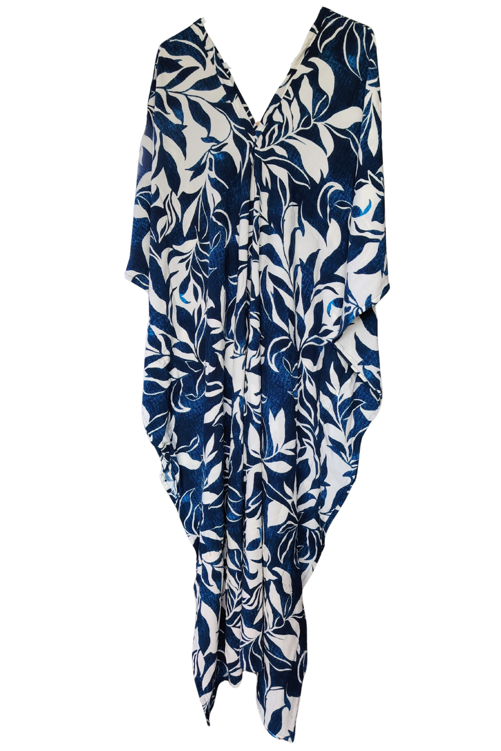 Navy Printed Kaftan