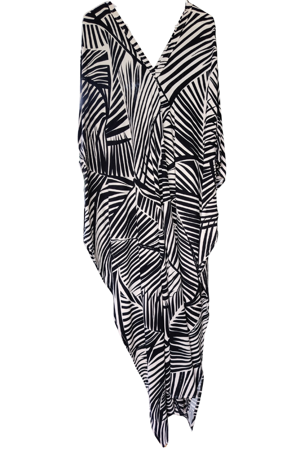 Black & White Printed Kaftan