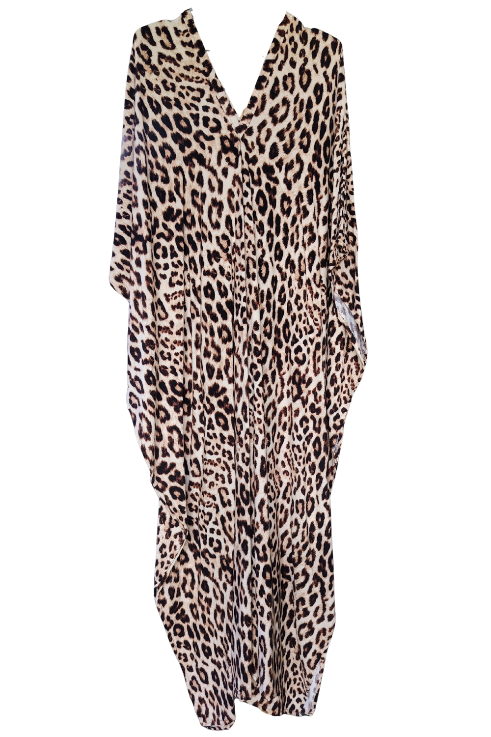Brown Printed Kaftan