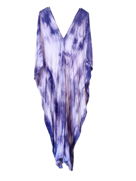 Purple Tie Dye Kaftan