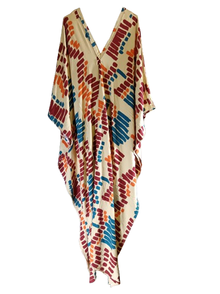 Earth Tones Printed Kaftan