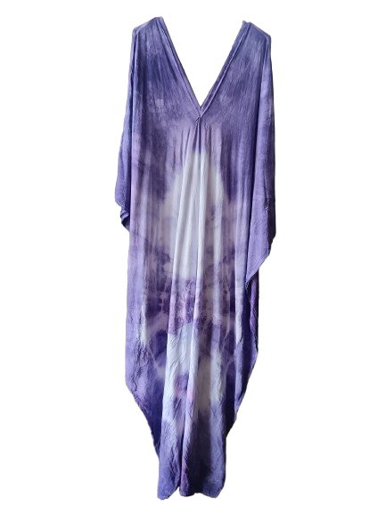 Purple Tie Dye Kaftan