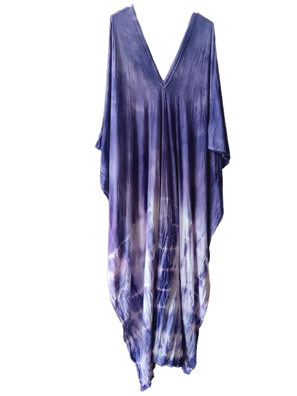 Purple Tie Dye Kaftan