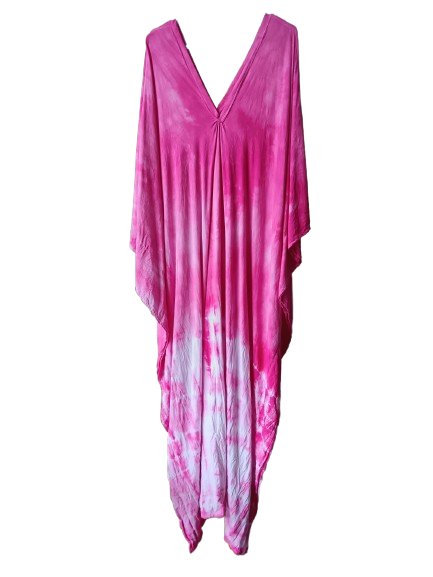 Pink Tie Dye Kaftan