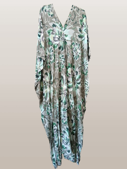 Shades of Green Printed Kaftan