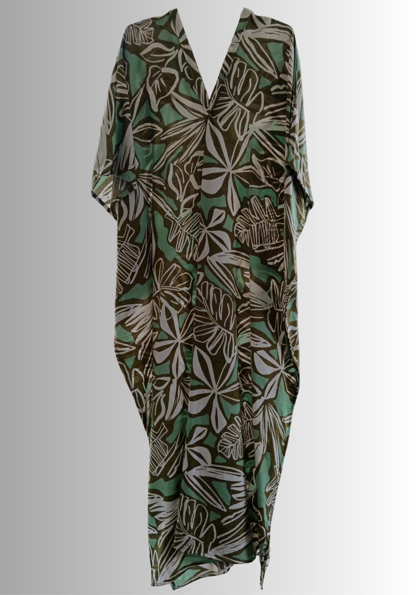 Shades of Green Printed Kaftan