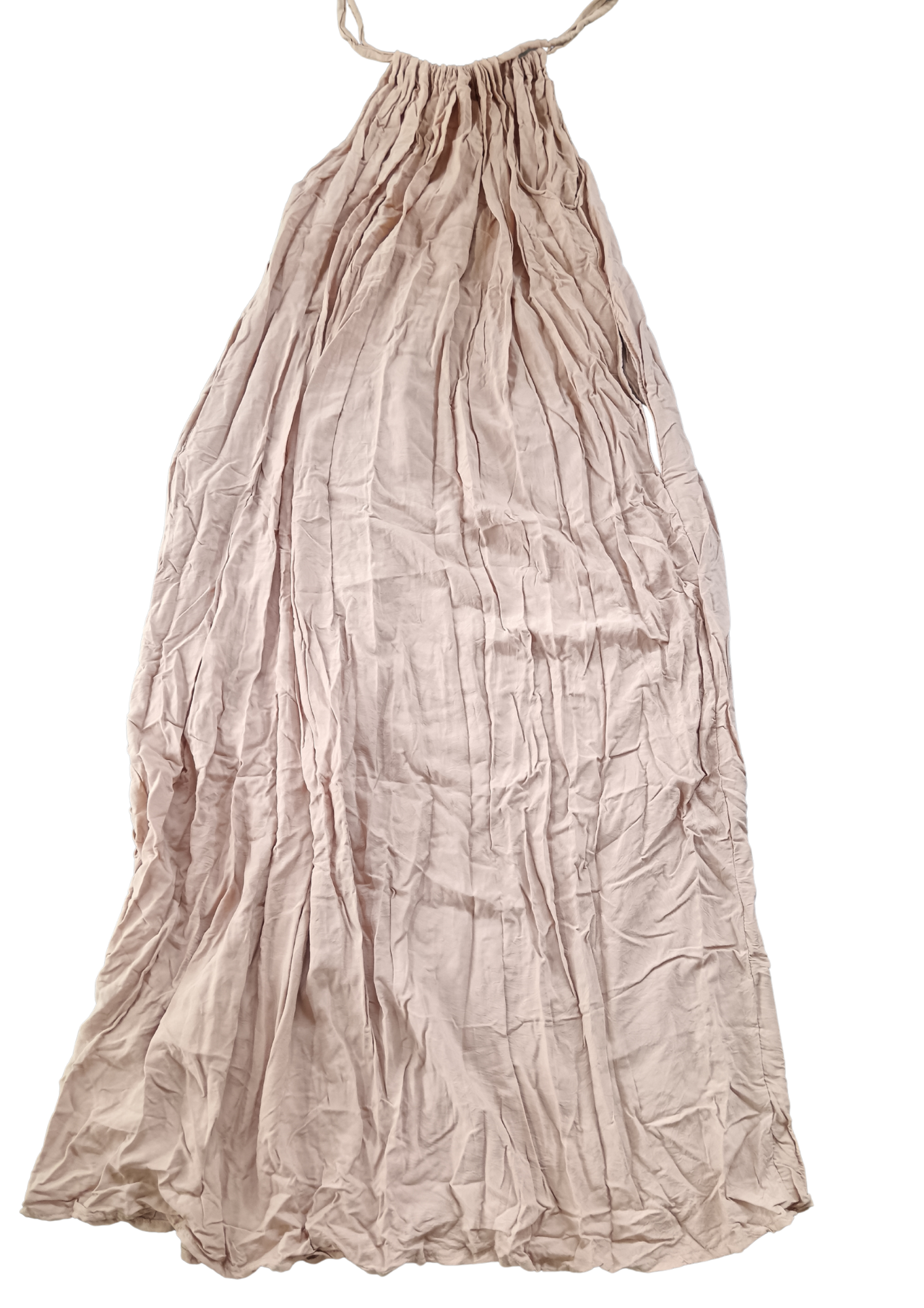 Sandy Beige Maxi Summer Dress