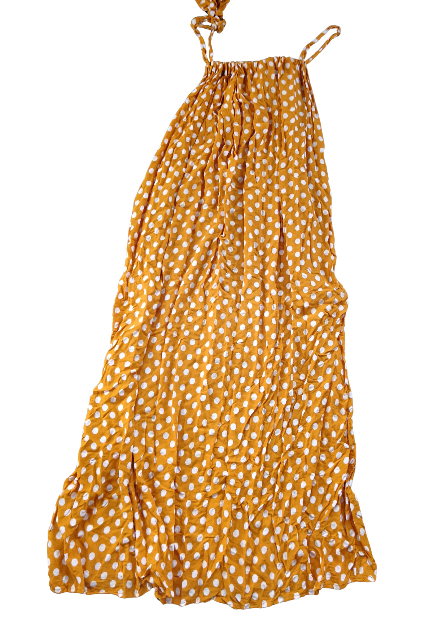 Mustard Yellow Maxi Summer Dress