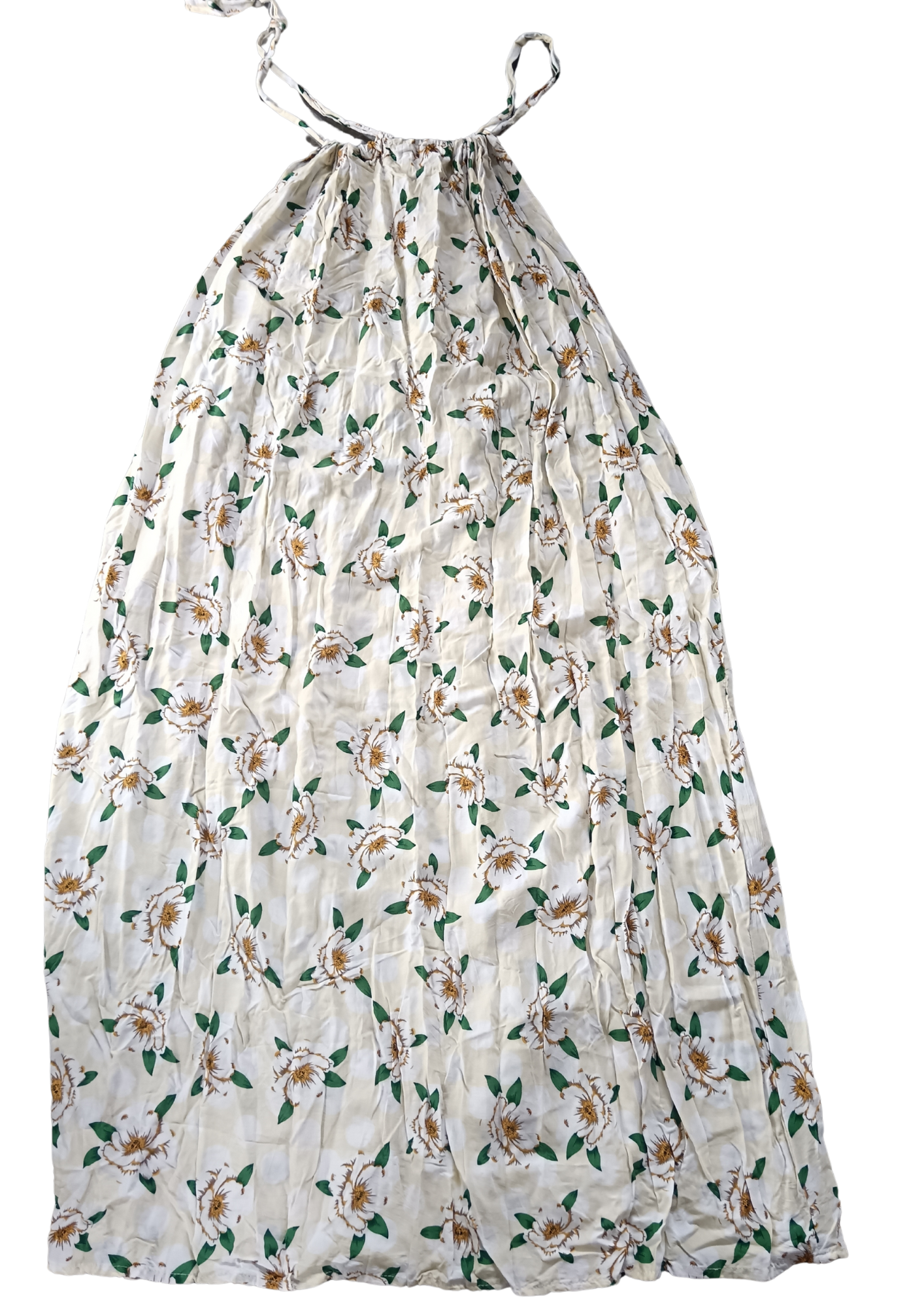 Pale Yellow Maxi Summer Dress